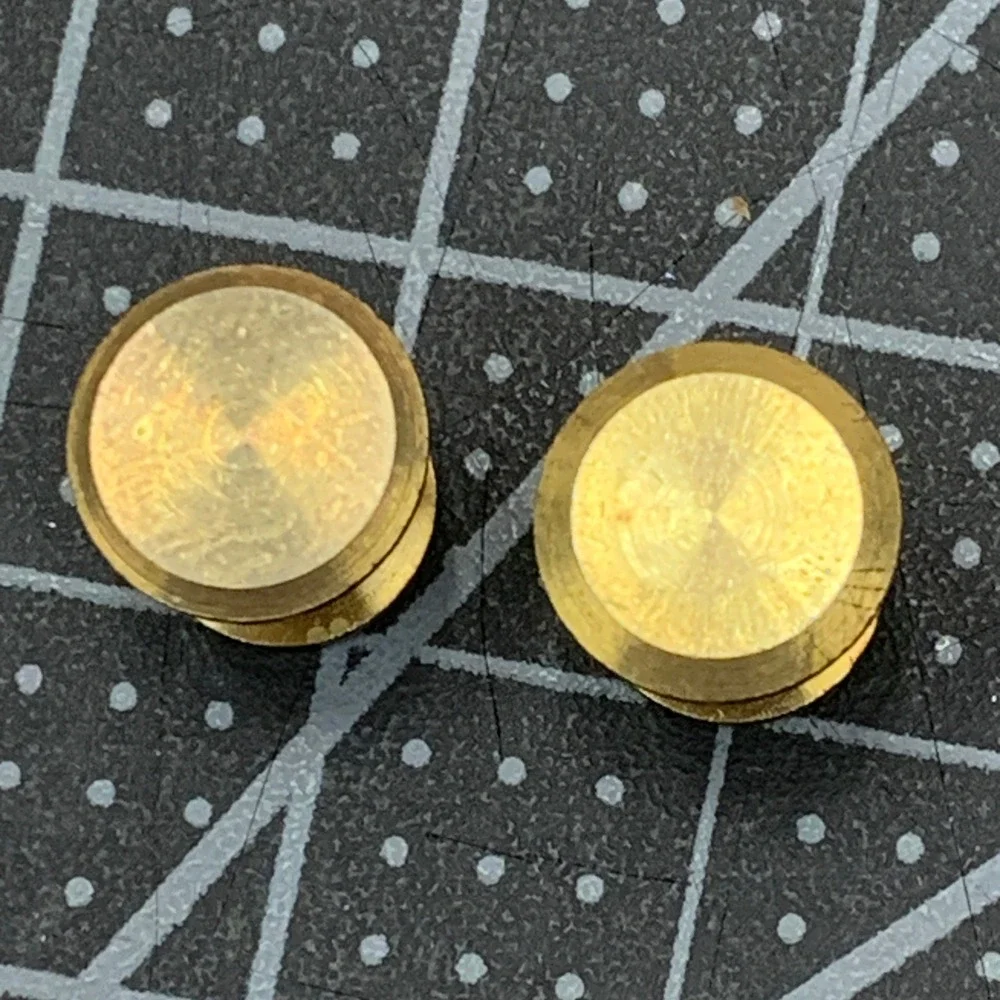 Brass Shirt Studs Formal Evening Wear‎ Tuxedo Studs Set of 2